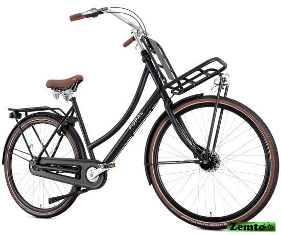 Damen Hollandrad Daily Dutch Prestige 7 Gang  , 47 cm, schwarz matt